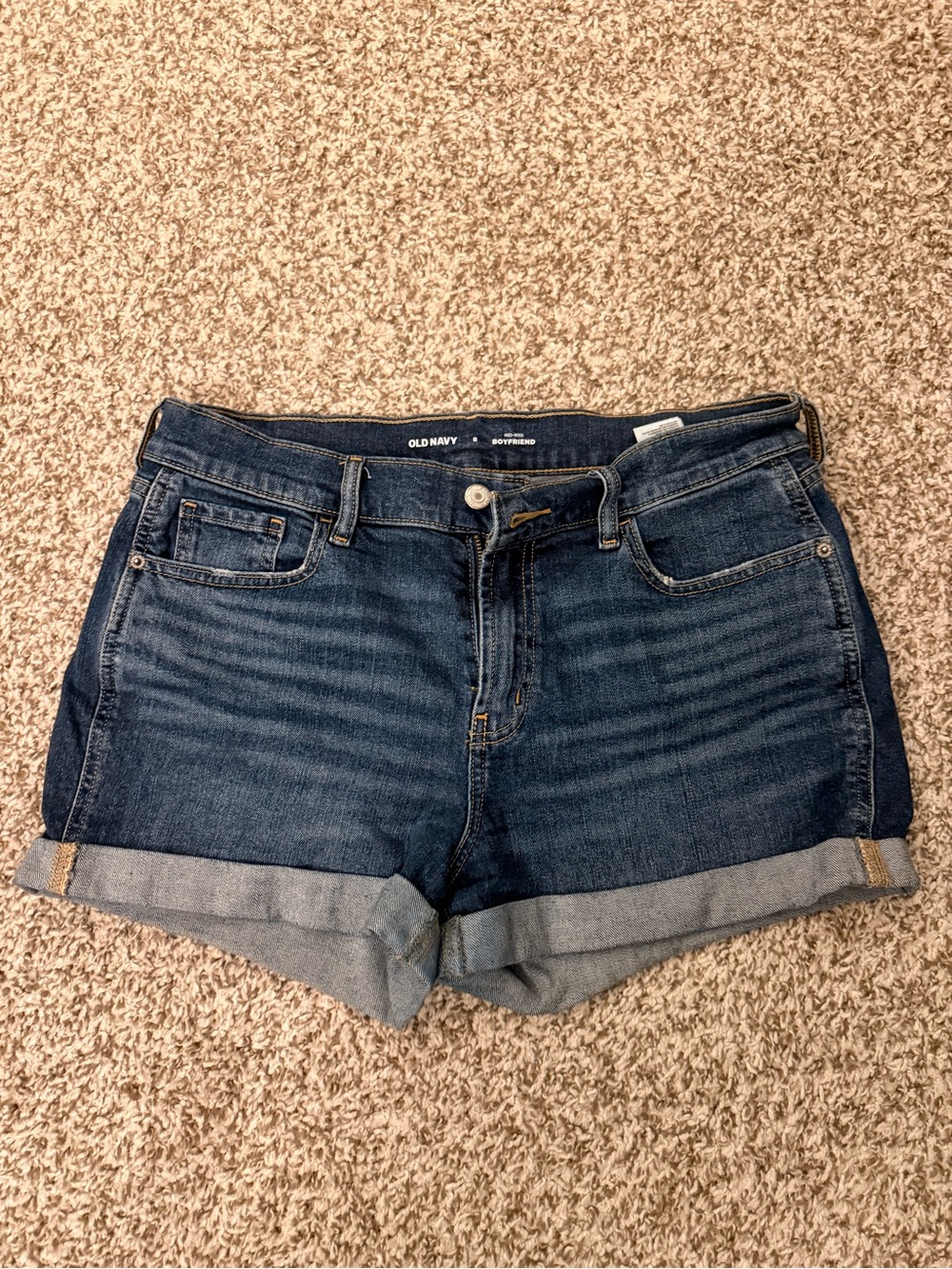 Old Navy Indigo Rolled-Hem Denim Women's Shorts